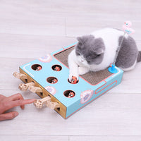 HKM-2775613 Interactive Cat Toy Teaser - Whack-A-Mole Game for Indoor Fun