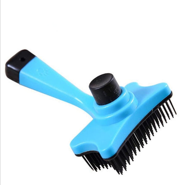 HKM-277651 Pet Cleaning and Grooming Comb for Dogs and Cats - 12.5cm Plastic Design, Multiple Colors Available