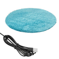 HKM-2776637 Three-Speed Electric Blanket for Cats - Soft Cloth, 40cm Diameter, Multiple Colors Available