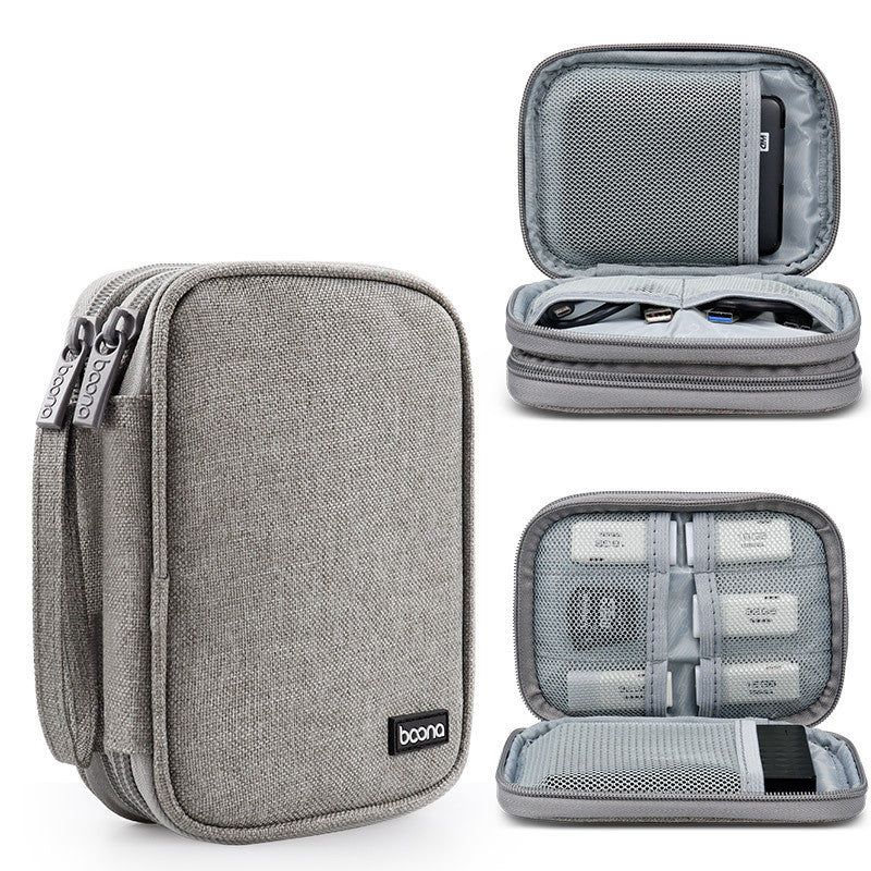 HKM-277779 2.5-Inch Portable Hard Disk Protective Storage Cover - Oxford Cloth, Double & Single Layer Options Available