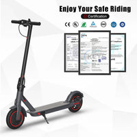 HKM-277779 Foldable 8.5 Inch Electric Scooter, 350W Motor, 36V Lithium Battery, Waterproof, Max Speed 25km/h, Range 22-30KM