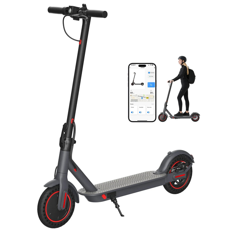 HKM-277779 Foldable 8.5 Inch Electric Scooter, 350W Motor, 36V Lithium Battery, Waterproof, Max Speed 25km/h, Range 22-30KM