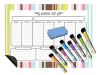 HKM-278035 Magnetic Weekly and Monthly Calendar for Fridge - Organise Your Schedule Effortlessly