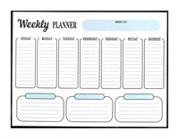 HKM-278035 Magnetic Weekly and Monthly Calendar for Fridge - Organise Your Schedule Effortlessly