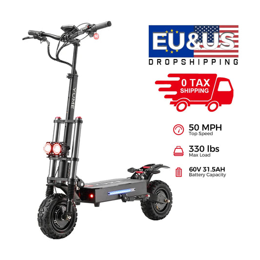 HKM-278099 YUME Y11+ 250W Smart Electric Mobility Scooter, 11-Inch Foldable All-Terrain Two-Wheel Design, 96 km Range