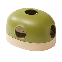 HKM-2781373 Interactive Cat Turntable Toy - Multi-Play Options in Pink Purple, Blue Gray, and Avocado Green