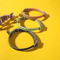 HKM-2782525 Reflective Outdoor Pet Collar with Soft Resin Buckle - Adjustable Neck Circumference 20-34cm