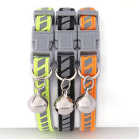 HKM-2782525 Reflective Outdoor Pet Collar with Soft Resin Buckle - Adjustable Neck Circumference 20-34cm
