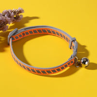 HKM-2782525 Reflective Outdoor Pet Collar with Soft Resin Buckle - Adjustable Neck Circumference 20-34cm