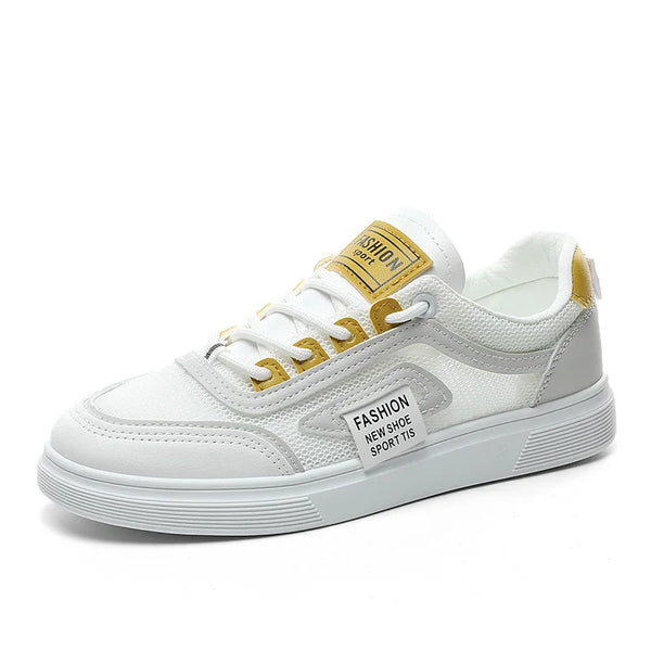 HKM-278291 YQ26 New Mesh Women's Board Shoes Summer Thick Sole Versatile Sports Shoes Casual Student Running Shoes