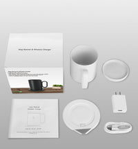 HKM-278419 Wireless Induction Charger and Heating Coaster with USB Functionality