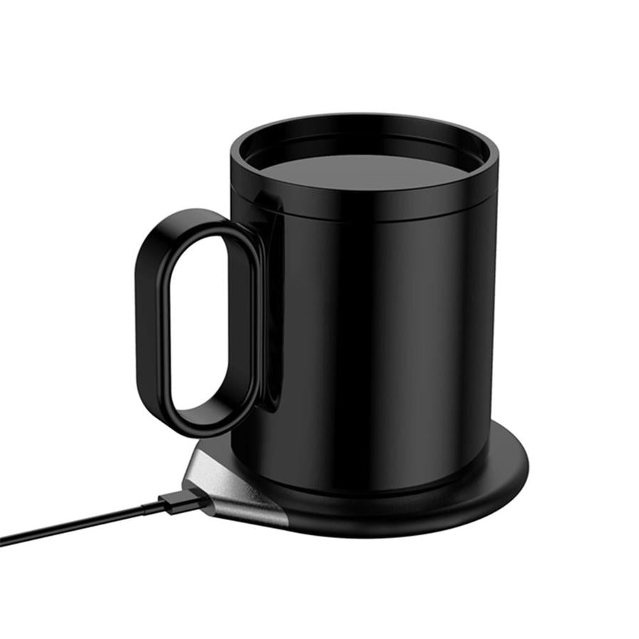 HKM-278419 Wireless Induction Charger and Heating Coaster with USB Functionality