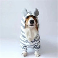 HKM-2785597 Striped Cotton Sweater for Pets - Cozy and Stylish Pet Clothing