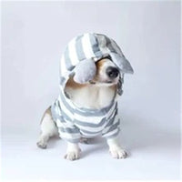 HKM-2785597 Striped Cotton Sweater for Pets - Cozy and Stylish Pet Clothing