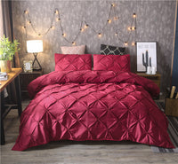 HKM-278675 Plain Polyester Quilt Cover - Personalized Fashion Series with Edging