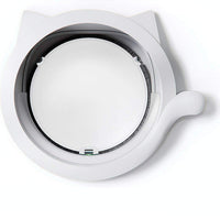 HKM-2787773 Intelligent Control Pet Door – Durable ABS Material, Available in White and Black