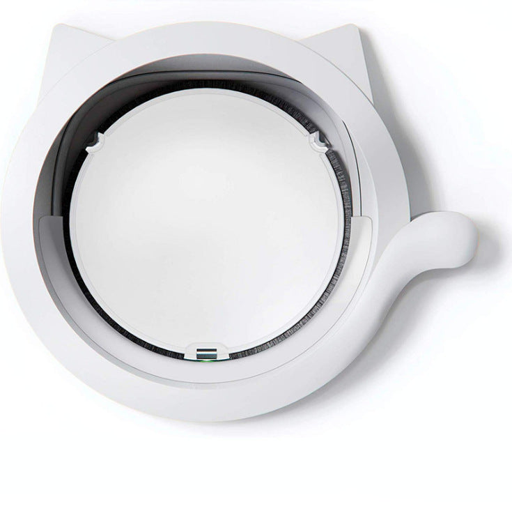 HKM-2787773 Intelligent Control Pet Door – Durable ABS Material, Available in White and Black