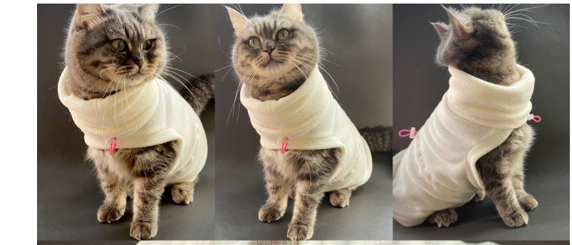 HKM-2787901 Casual Two-Legged Winter Clothing for Hairless Cats - Polyester Design