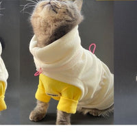 HKM-2787901 Casual Two-Legged Winter Clothing for Hairless Cats - Polyester Design