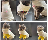 HKM-2787901 Casual Two-Legged Winter Clothing for Hairless Cats - Polyester Design