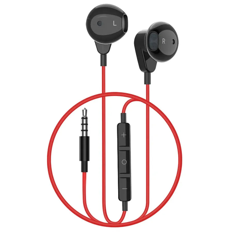 HKM-278803 Wired Earphones with 3.5mm Jack and Microphone for iPhone, LG, Google Devices