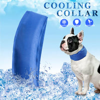 HKM-2788285 Cooling Dog Collar for Summer - Soft Ice Pad Scarf to Prevent Heatstroke - Lightweight and Breathable Design