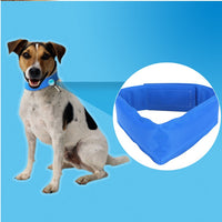 HKM-2788285 Cooling Dog Collar for Summer - Soft Ice Pad Scarf to Prevent Heatstroke - Lightweight and Breathable Design