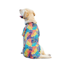 HKM-2788669 Summer Hawaiian Shirt for Large Dogs and Cats, Lightweight Polyester, Multiple Floral Designs, Various Sizes Available