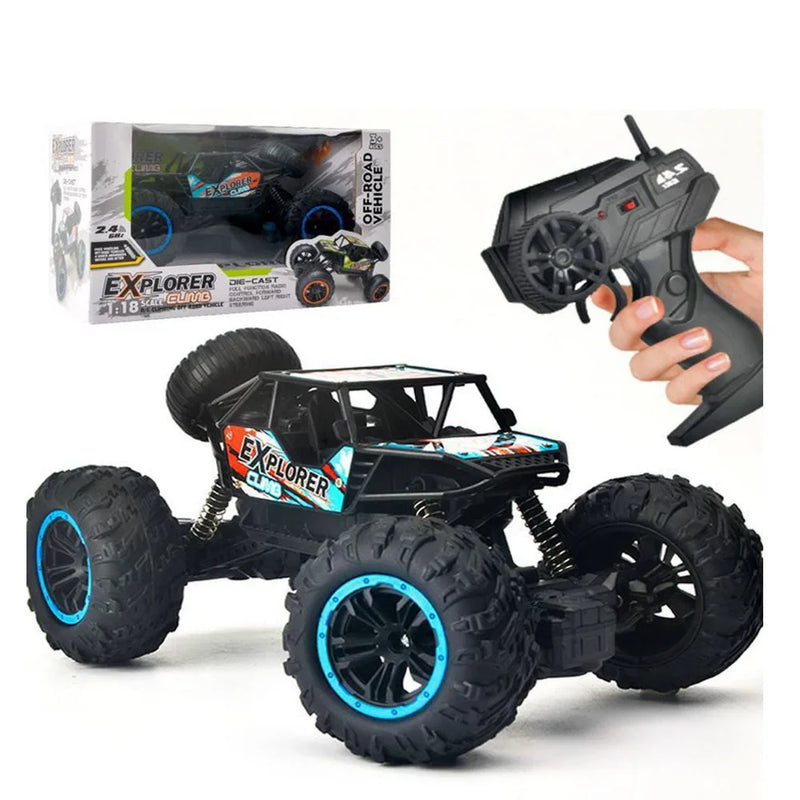 HKM-278867 Off-Road Remote Control Stunt Car for Kids and Teens, 2.4GHz, 1:18 Scale, 4 Channels, Ready-to-Go