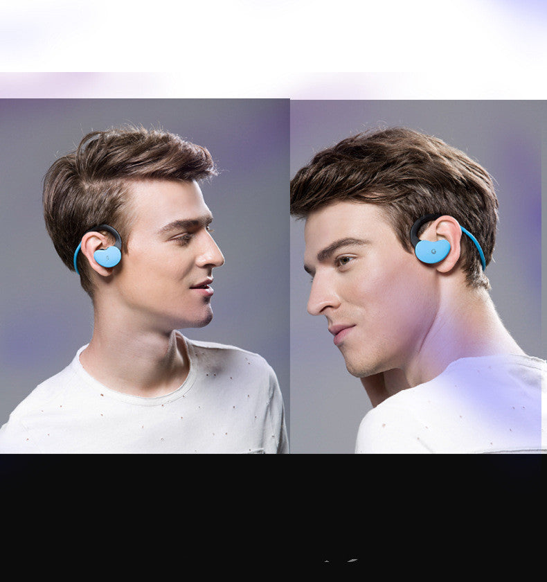 HKM-278931 Two-in-One Bluetooth Headset with 32GB Built-In Storage, Sports Music Ear-Mounted Design, Stereo Sound, Voice Control and Call Function