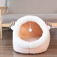 HKM-2790333 Warm and Washable Cotton Dog and Cat Bed with Removable Cover