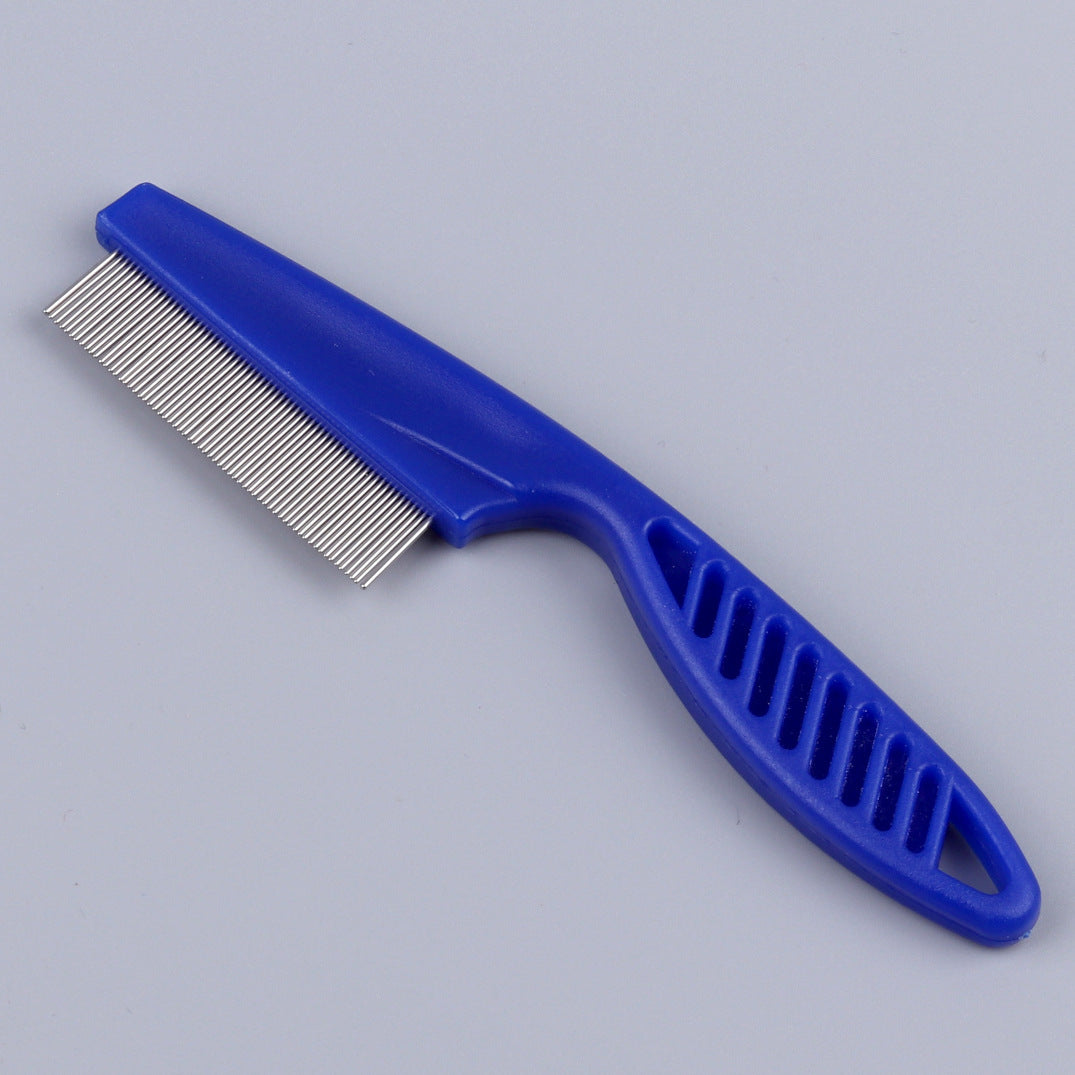 HKM-2791869 Stainless Steel Flea Comb for Dogs and Cats - Fine Teeth, Large and Small Sizes Available