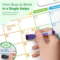 HKM-279187 Magnetic Acrylic Wall Calendar for Kids - Interactive Fridge Magnet Planner