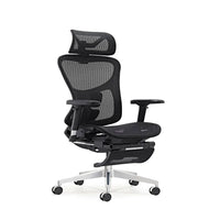 HKM-279507 Ergonomic Adjustable Mesh Executive Office Chair with Footrest and Swivel Function