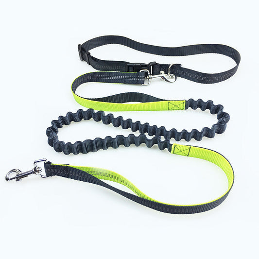 HKM-2795837 Durable Polyester Dog Running Leash with Adjustable Traction Belt