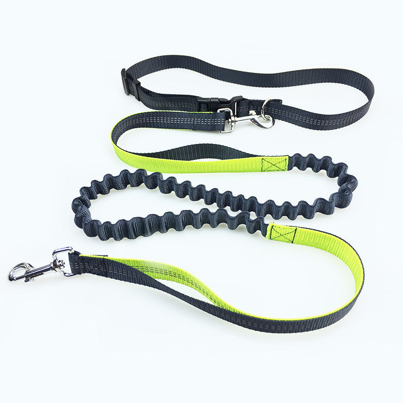 HKM-2795837 Durable Polyester Dog Running Leash with Adjustable Traction Belt