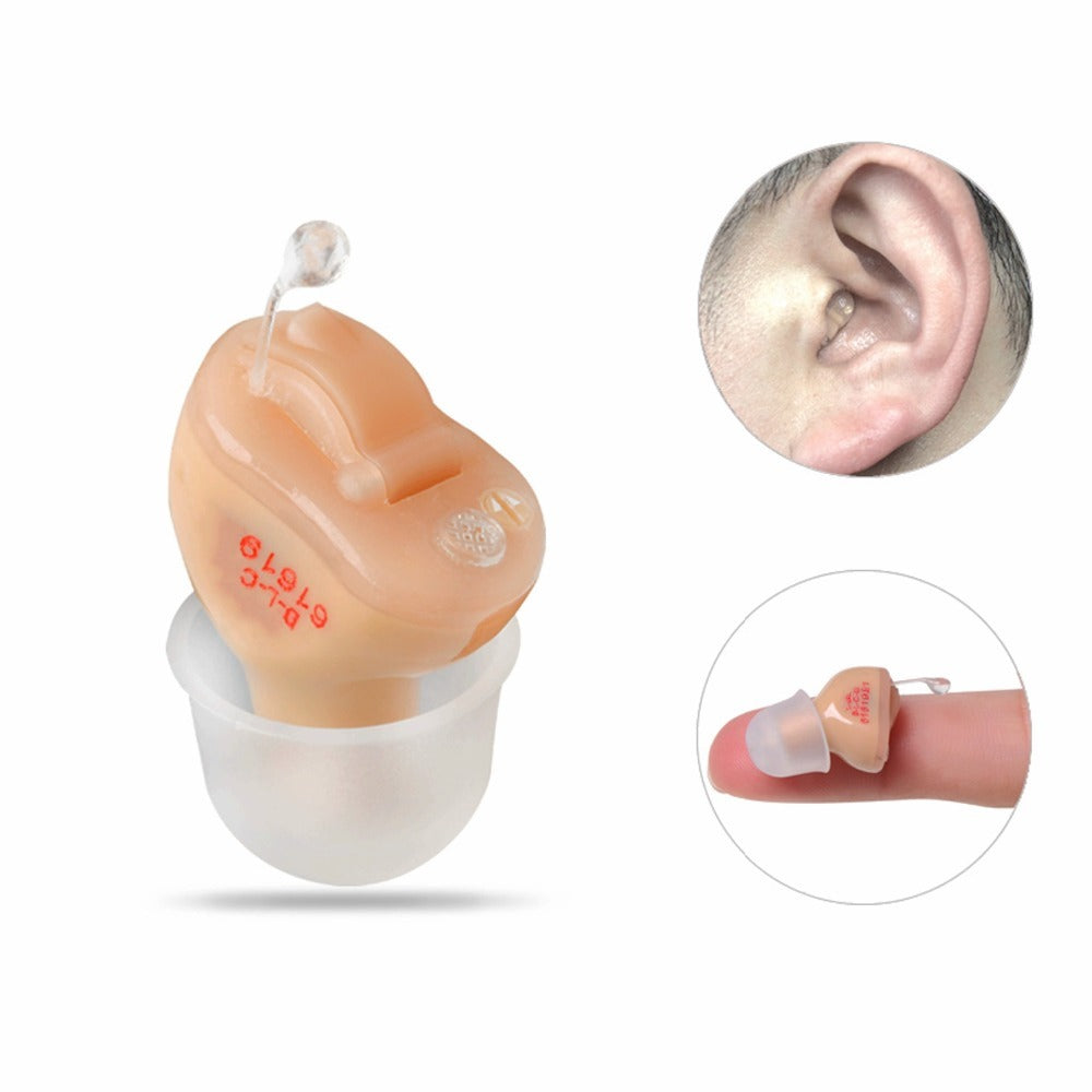 HKM-279635 Mini Invisible CIC Hearing Aid T23 with Intelligent Noise Reduction & Adaptive Volume Control