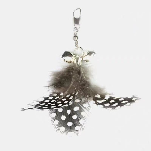 HKM-2796861 Pheasant Feather Replacement Head for DIY Cat Toys - Multiple Colors Available