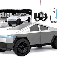 HKM-279699 Remote Control Electric Pickup Truck with Head Lighting - Wireless Rechargeable Road Toy for Kids, 25CM