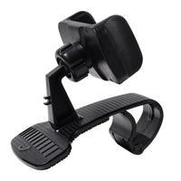 HKM-279763 Multifunctional Dashboard Phone Holder for 4-6.2-inch Devices - PVC Clip Support in Black and Red
