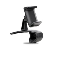 HKM-279763 Multifunctional Dashboard Phone Holder for 4-6.2-inch Devices - PVC Clip Support in Black and Red