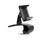 HKM-279763 Multifunctional Dashboard Phone Holder for 4-6.2-inch Devices - PVC Clip Support in Black and Red