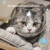 HKM-2798013 Cat Head Cover with Booties for Anti-Bite and Anti-Licking Protection