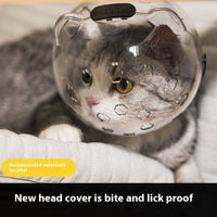HKM-2798013 Cat Head Cover with Booties for Anti-Bite and Anti-Licking Protection