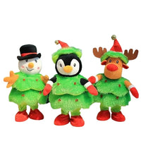 HKM-279891 Christmas Plush Doll Singing and Dancing Santa Claus - 41cm Toy for Kids
