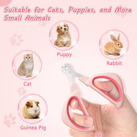 HKM-2799293 Safe and Efficient Cat Nail Clipper with Positioning Hole and Non-Slip Handle