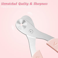 HKM-2799293 Safe and Efficient Cat Nail Clipper with Positioning Hole and Non-Slip Handle