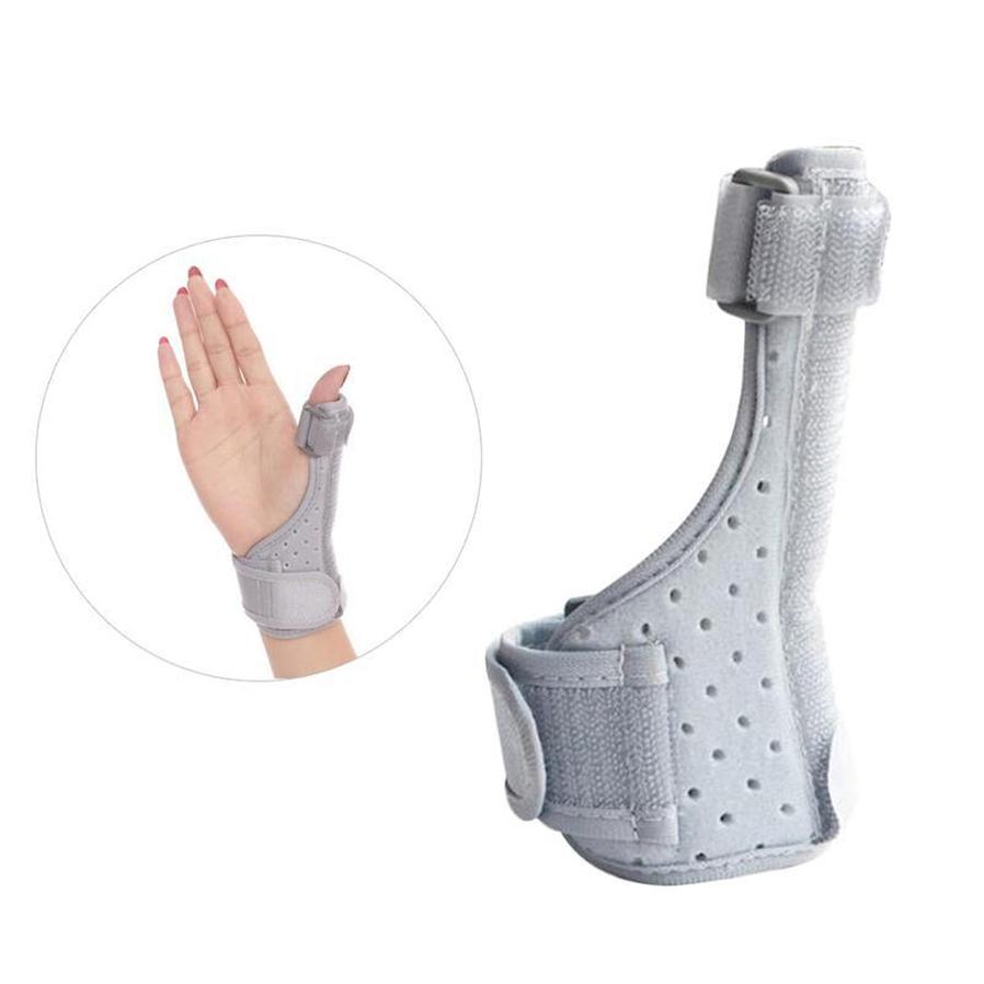 HKM-279955 Finger Fixation Belt for Thumb and Wrist Injury Protection, One Size Grey Finger Cot