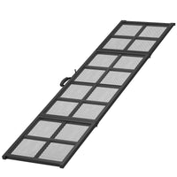 HKM-2800189 Folding Dog Car Ramp - Extra Long 75.2", Non-Slip Surface for Large & Senior Pets, Portable Design