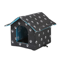 HKM-2801853 Waterproof Foldable Washable Pet Kennel for Dogs and Cats in Camouflage, Army Green, Brown, and Black Paw Print